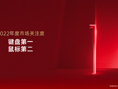 2022年度市场关注，雷柏键盘第 一，鼠标第二