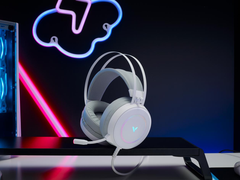 白色系全家桶成员  雷柏VH160S虚拟7.1声道RGB游戏耳机上市