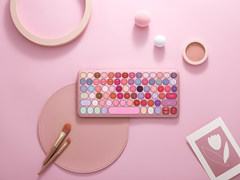 【樱粉】Mini彩妆盘，便携办公，雷柏ralemo Pre 2 多模无线键盘图赏
