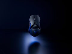 原相3395，4K无线充电超跑，雷柏VT950PRO屏显双模无线RGB游戏鼠标上市