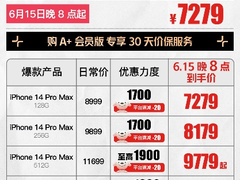 最后一波大额券上线！明晚8点锁定京东 iPhone 14 Pro Max至高优惠1920元