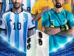 阿根廷VS澳大利亚足球邀请赛精彩纷呈 荣耀90系列现场见证荣耀时刻