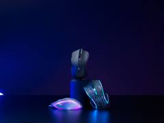 轻脆/静音微动可选，多重手感，经典ID雷柏V20S RGB光学游戏鼠标视频
