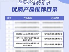 宏杉科技多项产品上榜《2023年杭州市优质产品推荐目录》