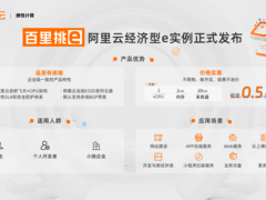 面向开发者、每天仅需0.5元，阿里云发布全新经济型云服务器e系列