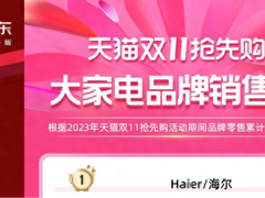 双11最后1天! 海尔智家提醒: 看榜首，闭眼入