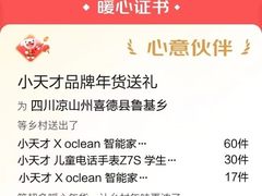 京东发起我给乡村送年货活动 小天才为四川凉山孩子送去爱心年货