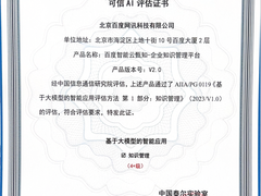 知识管理有“模”力！百度智能云甄知平台通过信通院权威评测