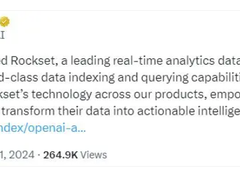 OpenAI收购搜索分析初创公司Rockset 帮助客户筛选数据