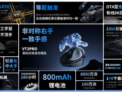 多参数+X/Y轴可独立设置  雷柏VT3PRO中大手型轻量化无线游戏鼠标驱动详解