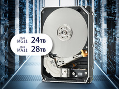 东芝宣布推出 CMR 24TB 和 SMR 28TB 硬盘