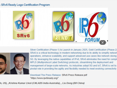 全球IPv6论坛正式发布SRv6 Logo认证计划