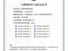 金仓数据库入选《2024年度专利密集型产品名单》