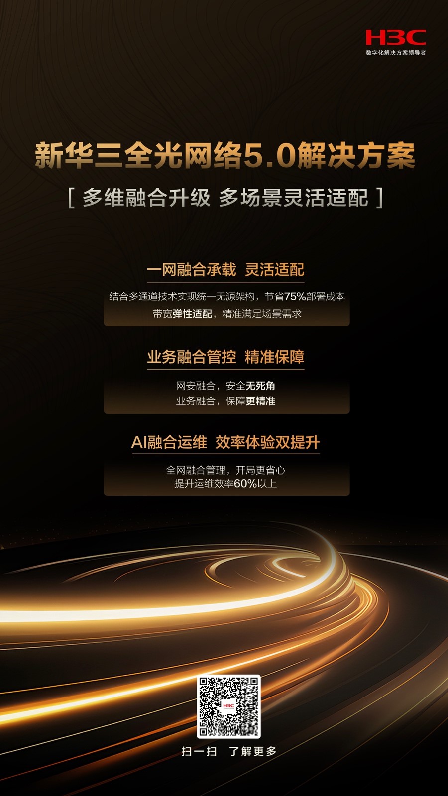引领园区网效率革命：新华三正式发布全光网络5.0解决方案
