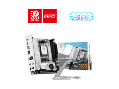 微星发布AMD首款纯白ITX主板MPG B850I EDGE TI WIFI刀锋 钛