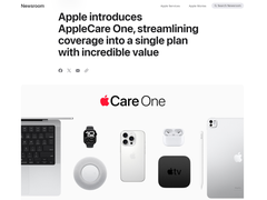 苹果在美推出 Apple Care One服务，可以享受3款产品AC+保障