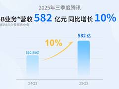 腾讯Q3财报：AI生态价值释放，ToB营收双位数增长至582亿元