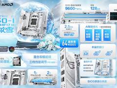 华硕ROG B850迷你吹雪主板双12开售 纯白小钢炮