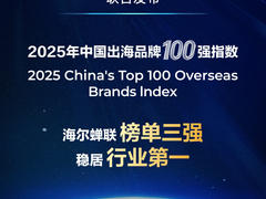 2025中国出海品牌100强指数发布，海尔蝉联榜单三强