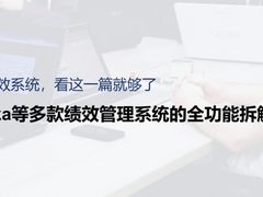 企业常用的绩效管理系统，除了Moka还有哪几家？