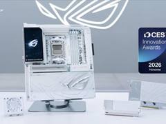 ROG X870E GLACIAL主板获CES2026创新奖，华硕AMD 800系新品发布