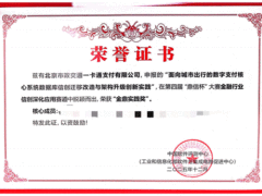 千日稳定守护，金仓数据库赋能北京一卡通斩获鼎信杯奖项