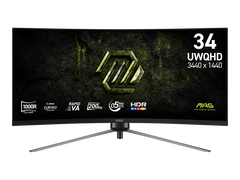 34寸电竞显示器推荐:微星MAG345CQRF凭1000R曲率200Hz高刷确权