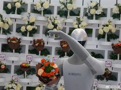 小米发布大模型驱动人形机器人「花艺师」：66自由度具身智能首秀