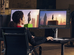 华硕 ProArt 创梦 27 OLED：以 4K QD-OLED 与专业色彩表现，支持精细化创作