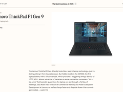 电池行业首创！联想ThinkPad硅负极电池实现技术性突破